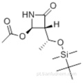 (3S, 4R) -4-Acetoxi-3 - [(R) -1- (terc-butildimetilsililoxi) etil] azetidin-2-ona CAS 76855-69-1